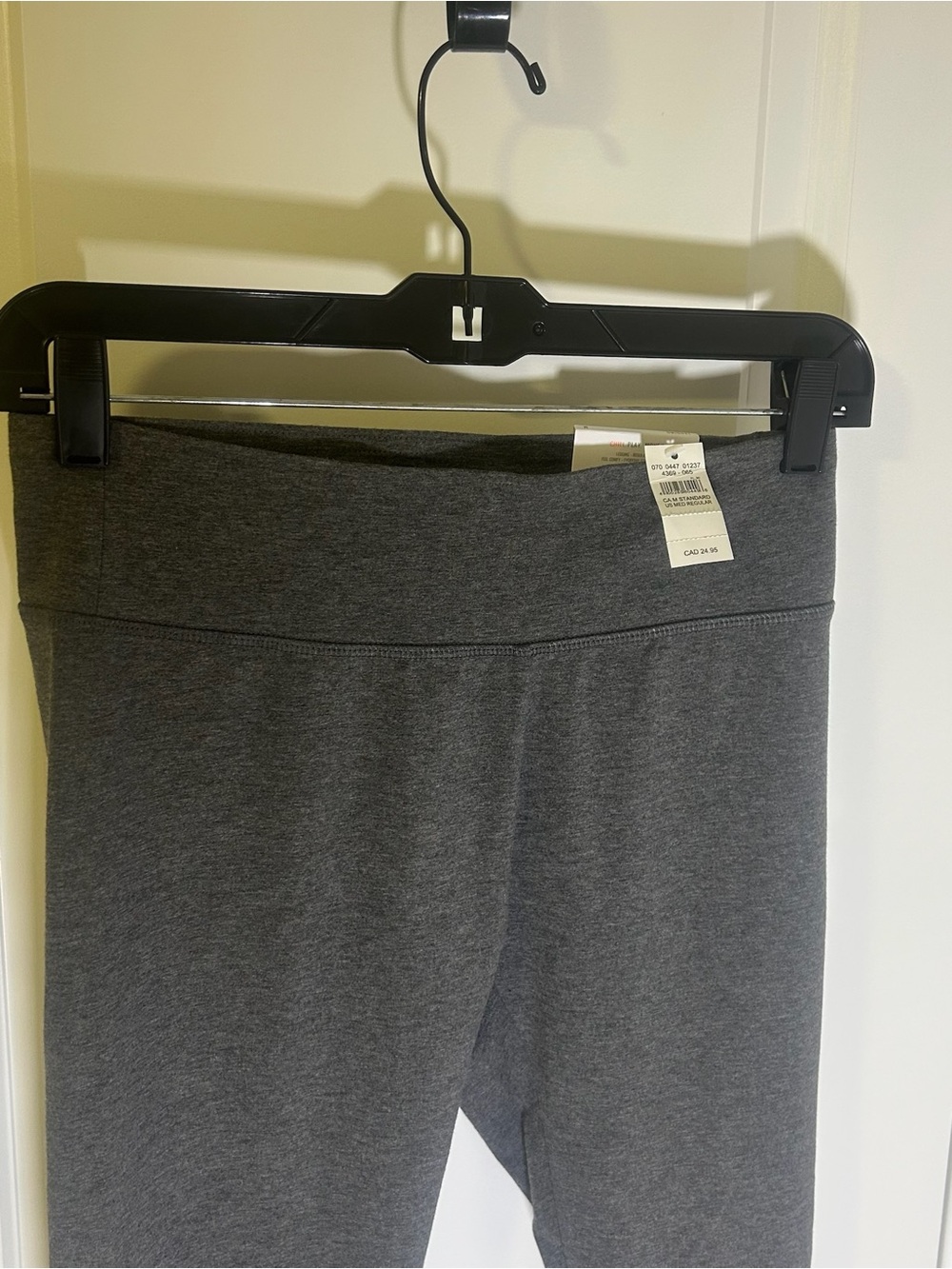 Aerie Women’s Feel Comfy Everyday Stretch Cotton Grey Regular Rise Leggings Sz M - Picture 2 of 9